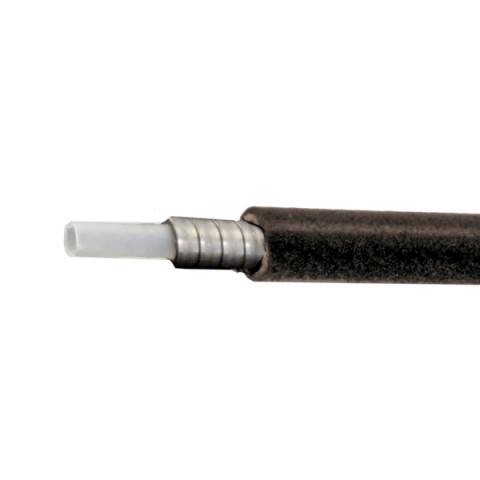 GUAINA 1,9x3,5x4,7mm. FILO PIATTO CON INSERTO IN TEFLON *NERO*