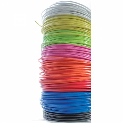 GUAINA 1,9x4,0x5,0mm. FILO PIATTO CON INSERTO IN TEFLON *BLU*