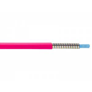 GUAINA 1,9x4,0x5,0mm. FILO PIATTO CON INSERTO IN TEFLON *FUXIA FLUO*