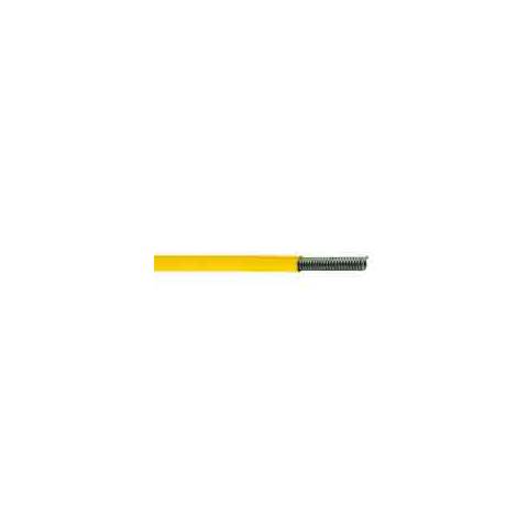 GUAINA 1,9x4,0x5,0mm. FILO PIATTO CON INSERTO IN TEFLON *GIALLO*