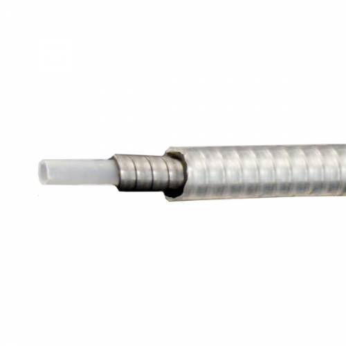 GUAINA 1,9x4,0x5,0mm. FILO PIATTO CON INSERTO IN TEFLON *MARRONE*