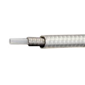 GUAINA 2,2x4,0x5,0mm. FILO PIATTO CON INSERTO IN TEFLON *TRASPARENTE*