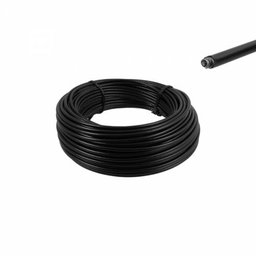GUAINA 2,5x4,5x5,0mm. FILO TONDO *NERO*