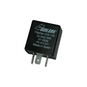 INTERMITTENZA ELETTRONICA 12v. 2x(4x2,3w) 3 FASTON PER LED