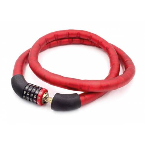 LUCCHETTO 22x1200mm. A COMBINAZIONE CON CAVO BLINDATO *BLU* O * ROSSO*