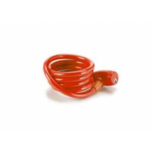 LUCCHETTO SPIRALE 12x1500mm. N'FUN *ROSSO*