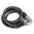 LUCCHETTO SPIRALE d.6x1200 A COMBINAZIONE