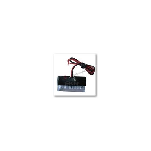 LUCE TARGA A LED 38x18x10 ADESIVA