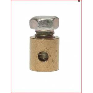 MORSETTO DIAMETRO ESTERNO 6mm. DIAMETRO INTERNO 2,2mm. PER CAVO 1,9mm.
