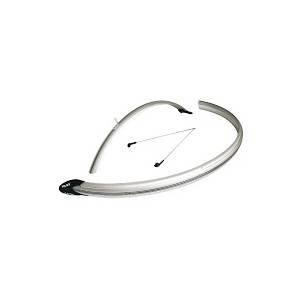 PARAFANGO IN PLASTICA "28 48mm. SILVER