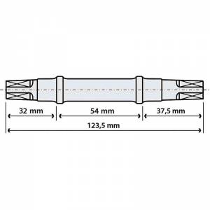 PERNO MOVIMENTO 32x54x37,5 ATTACCO QUADRO