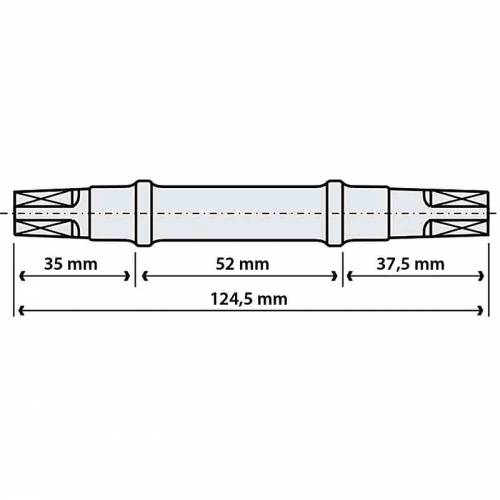 PERNO MOVIMENTO 35x52x37,5 ATTACCO QUADRO