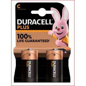 PILA 1,5v. MEZZA TORCIA IN BLISTER 2 pezzi - Duracell C