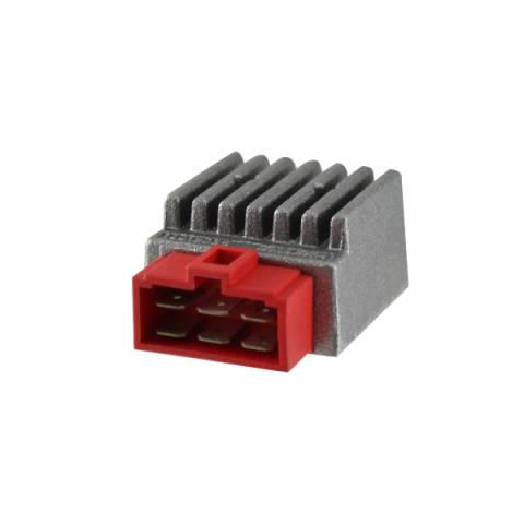 REGOLATORE 12V/85W C/INTERMITTENZA 10Wx2 6 FASTON MORS.ROSSA