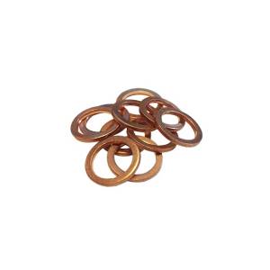 RONDELLA GUARNIZIONE IN RAME 10,3x13,8x1,3mm  PER RACCORDI TUBO FRENO AERONAUTICO