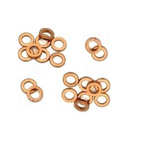RONDELLA GUARNIZIONE IN RAME 5x9x1,5mm.