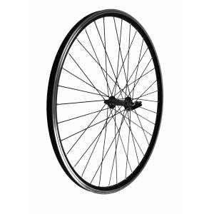 RUOTA CORSA 28 5/8 ANTERIORE ALLUMINIO/ALLUMINIO *NERO*