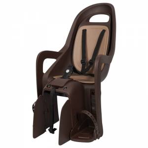 SEGGIOLINO POSTERIORE AL PORTAPACCHI *MARRONE*  - POLISPORT "Groovy"
