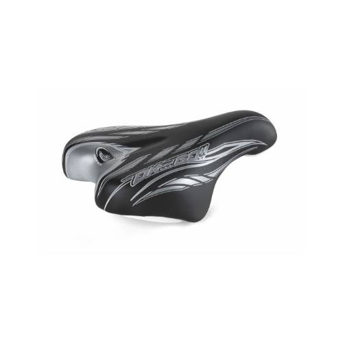 SELLA CICLO 210x140mm. MTB JUNIOR 12/16 *NERO GRIGIO* - MONTEGRAPPA Ok Go