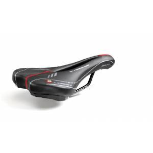 SELLA CICLO 275x145mm. MTB CON FORO *NERO* - MONTEGRAPPA Max Liberty
