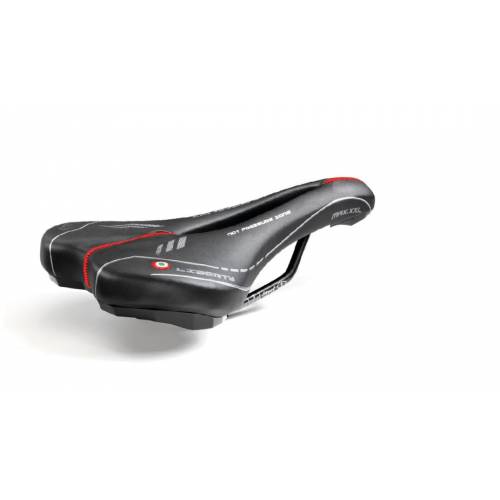 SELLA CICLO 275x145mm. MTB CON FORO *NERO* - MONTEGRAPPA Max Liberty