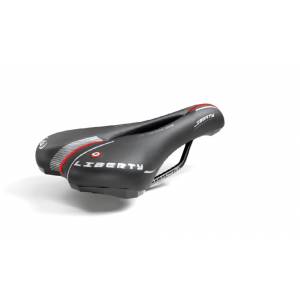 SELLA CICLO 278x134mm. MTB CON FORO *NERO* - MONTEGRAPPA Liberty