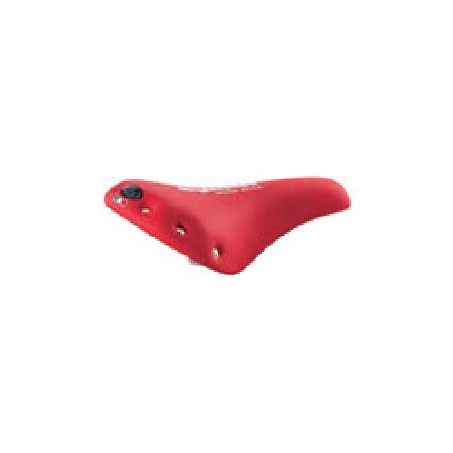 SELLA CICLO SINGLE SPEED CON RIVETTI *ROSSO*