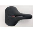 SELLA CICLO SUPER SOFT DONNA CON FORO *NERO* 225x210mm.