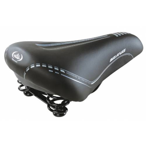 SELLA CICLO TREKKING 275x180mm. UOMO CON MOLLE - MONTEGRAPPA Bravo Soft