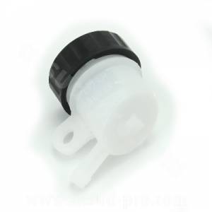 SERBATOIO UNIVERSALE POMPA FRENO d.38mm. USCITA LATERALE