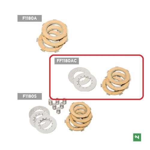 SERIE DISCHI FRIZIONE PIAGGIO 125/150 VESPA PX COMPLETA - NEWFREN F1180AC