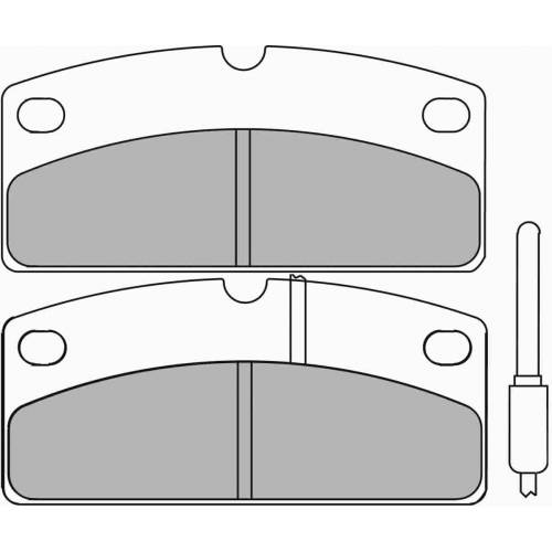 SERIE PASTIGLIE FRENO FERODO FDB2153P