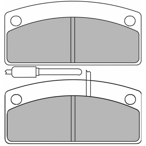 SERIE PASTIGLIE FRENO FERODO FDB2154P