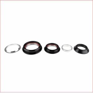 SERIE STERZO CICLO HEAD SET 1"1/8 SEMIINTEGRATA Altezza: 12,5mm. Sup: 41,8x30,15x7mm Inf: 50x40x8mm Angolo: 45° 45° Calotte: 44