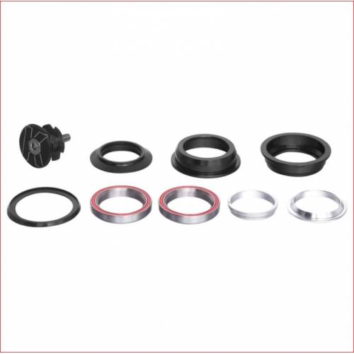 SERIE STERZO CICLO HEAD SET 1"1/8-1"1/2 SEMIINTEGRATA Altezza: 13mm. Sup: 41,8x30,15x7mm Inf: 41,8x30,15x7mm Angolo: 45° 45° Ca