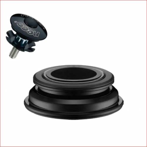 SERIE STERZO CICLO HEAD SET 1"1/8-1"1/5 SEMINTEGRATA Altezza 10,1mm. Sup: 5/32"x27mm Inf: 5/32"x27mm Calotte: 28,6/30mm.