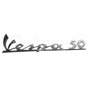 TARGHETTA "Vespa 50" 3 PIOLI
