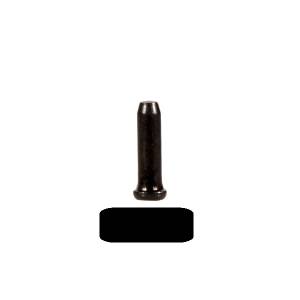 TERMINALE COPRIFILO d.2,3mm. IN CONFEZIONE DA 500pz. *NERO*