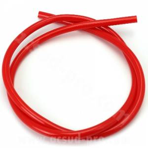 TUBO BENZINA 5x8 *ROSSO* IN CONFEZIONE DA 1mt.