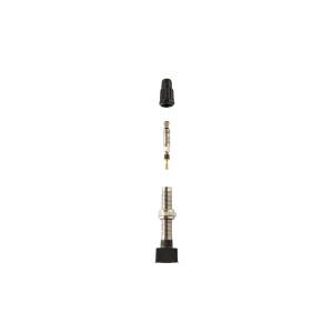 VALVOLA CICLO SMONTABILE PER CERCHIO TUBELESS 40mm. BASE A PARALLELEPIPEDO