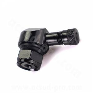 VALVOLA TUBELESS 90° d.11,3mm. ALLUMINIO *NERO*