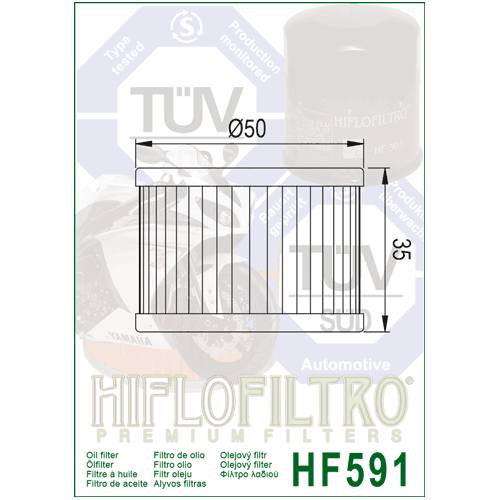 FILTRO OLIO HIFLO HF591
