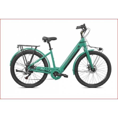 CICLO ELETTRICO DONNA 26 TELAIO 44 ALLUMINIO 6 VELOCITA' *GIGIO* - DOUBLEZZ Agorà SE