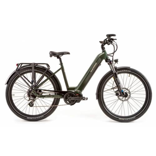 CICLO ELETTRICO DONNA 27,5 TELAIO 46 ALLUMINIO 8 VELOCITA' *VERDE SCURO METALLIZZATO* - WORLD DIMENSION Zoe