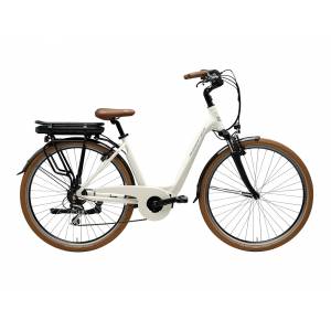 CICLO ELETTRICO DONNA 28 TELAIO 45 ALLUMINIO 7 VELOCITA' *BIANCO* - ADRIATICA New Age Lady