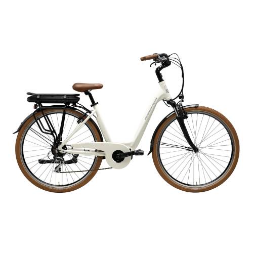 CICLO ELETTRICO DONNA 28 TELAIO 45 ALLUMINIO 7 VELOCITA' *BIANCO* - ADRIATICA New Age Lady