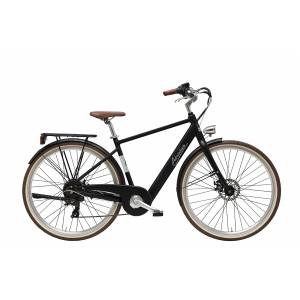 CICLO ELETTRICO UOMO 28 TELAIO 50 ALLUMINIO 6 VELOCITA' *NERO* - ADRIATICA E-Retrò man