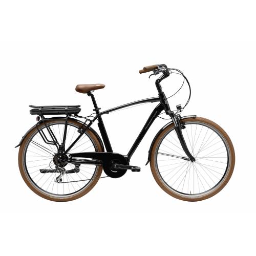 CICLO ELETTRICO UOMO 28 TELAIO 50 ALLUMINIO 7 VELOCITA' *NERO* - ADRIATICA New Age Man