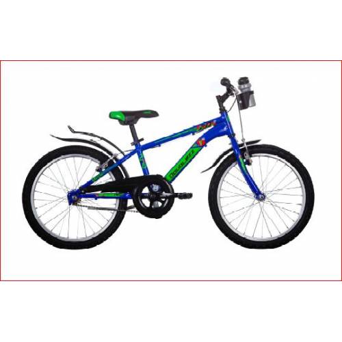 CICLO 20 MTB MASCHIO TELAIO 28 ACCIAIO 1 VELOCITA' *BLU ROSSO VERDE" - DOUBLEZZ Racer