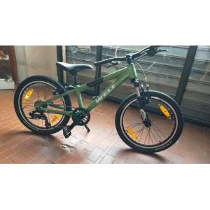 CICLO 20 MTB MASCHIO TELAIO ALLUMINIO 7 VELOCITA' *VERDE METALLIZZATO* - WELT Brave 1.0